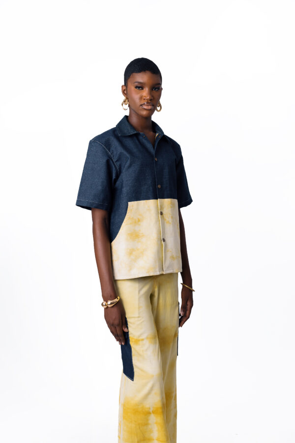 Denim & Tumeric Dyed Two Piece - Image 10