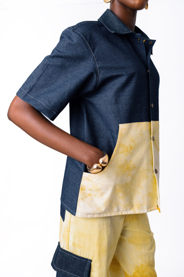 Denim & Tumeric Dyed Two Piece - Image 11