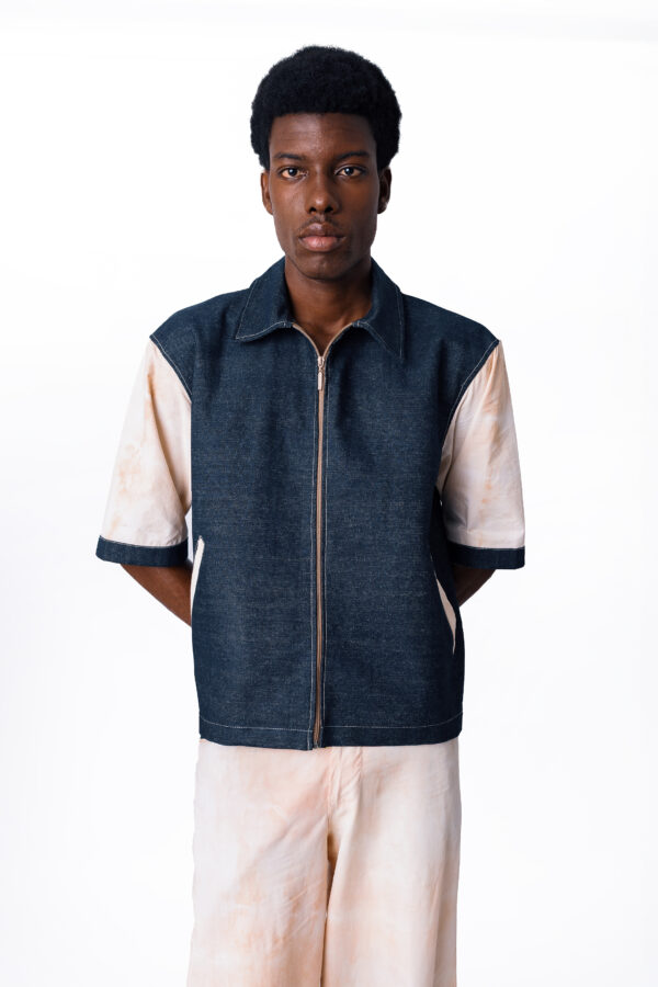 Denim & Waakye Dyed Two Piece - Image 7