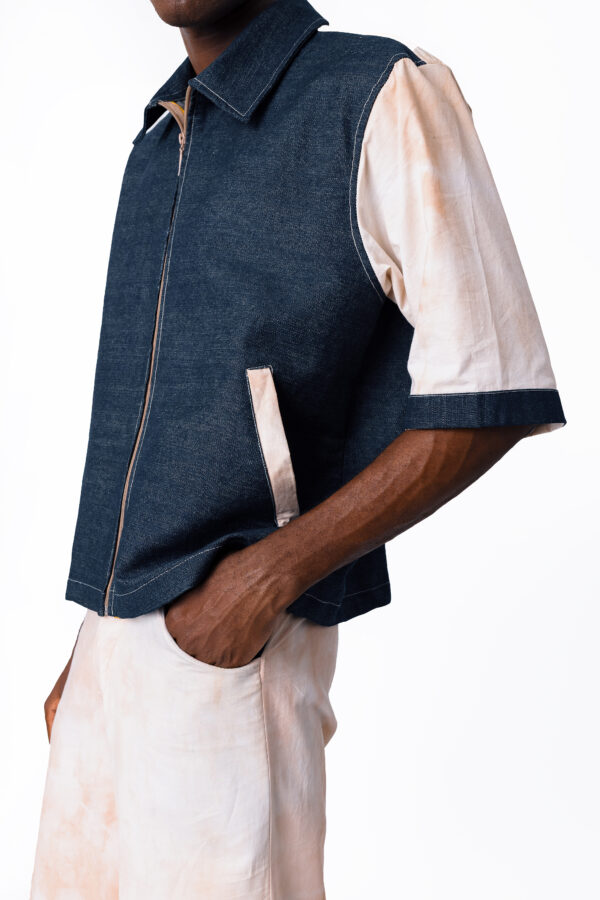 Denim & Waakye Dyed Two Piece - Image 10