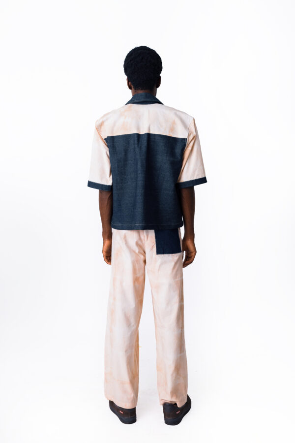 Denim & Waakye Dyed Two Piece - Image 11