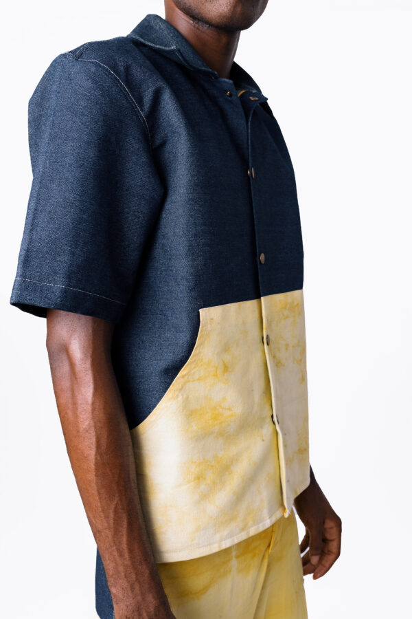 Denim & Tumeric Dyed Two Piece - Image 6