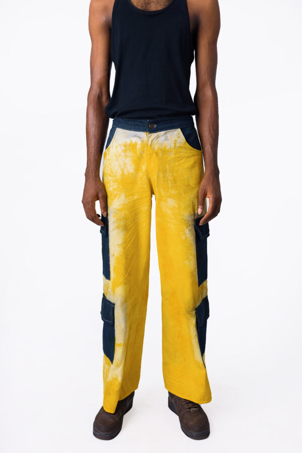 Tumeric Pants with Denim Pockets - Image 5