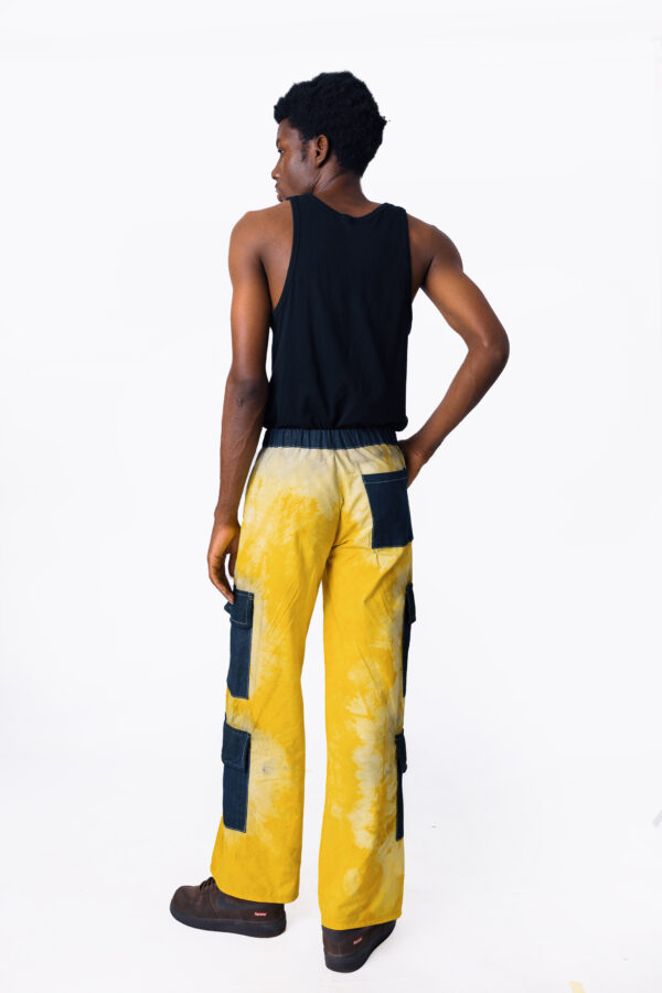 Tumeric Pants with Denim Pockets - Image 3