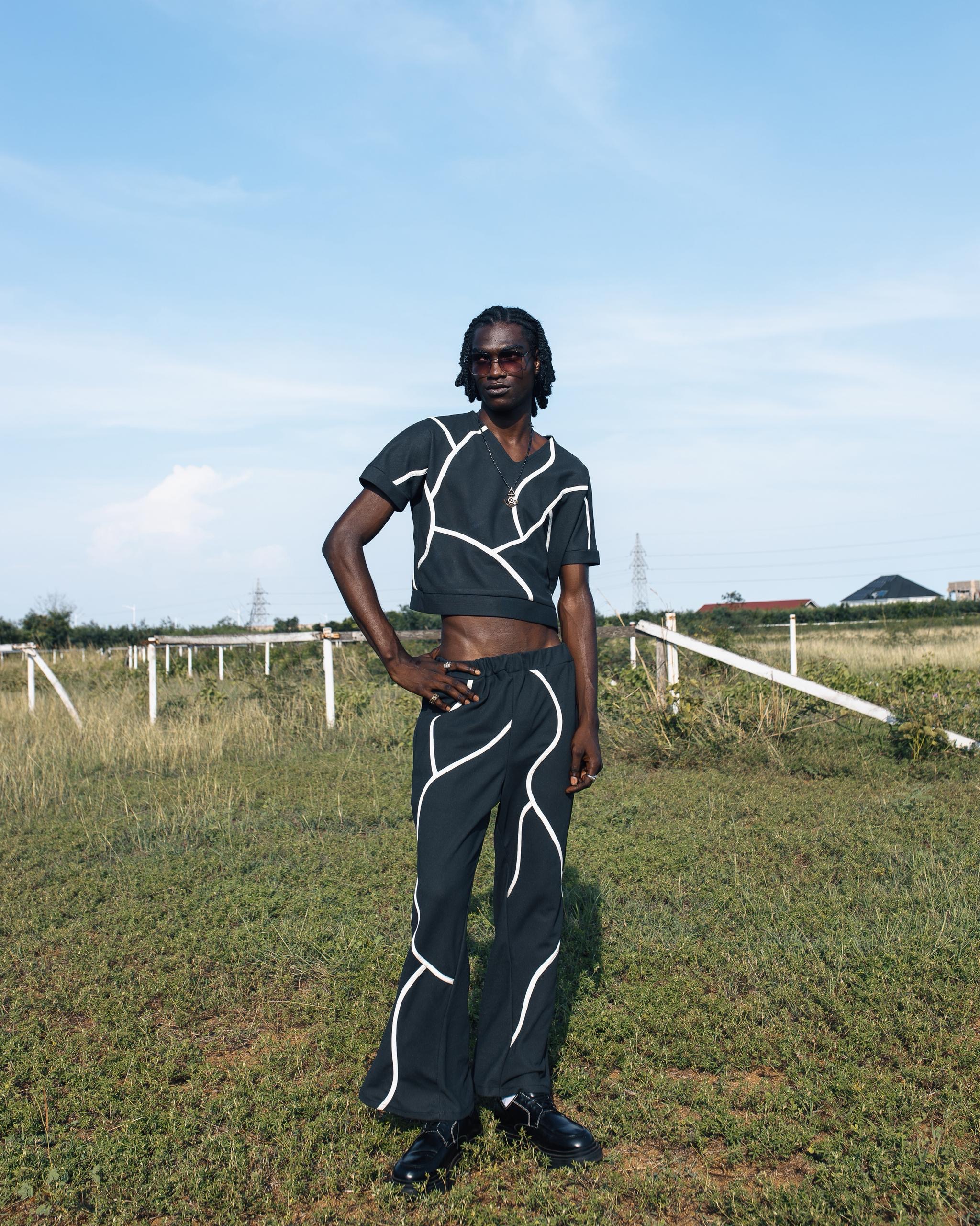 GMT cropped top and pants